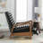 Ilaan 26" Classic Faux Leather Manual Push Back Recliner With Parawood Base (Set Of 2)-1464308145