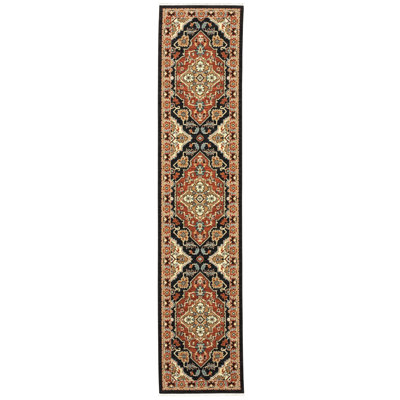 Oaklynn Performance Oriental Indoor Rug
