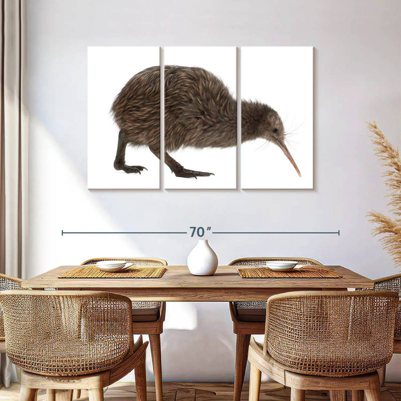Brampt Kiwi Bird, 36" H x 57" W