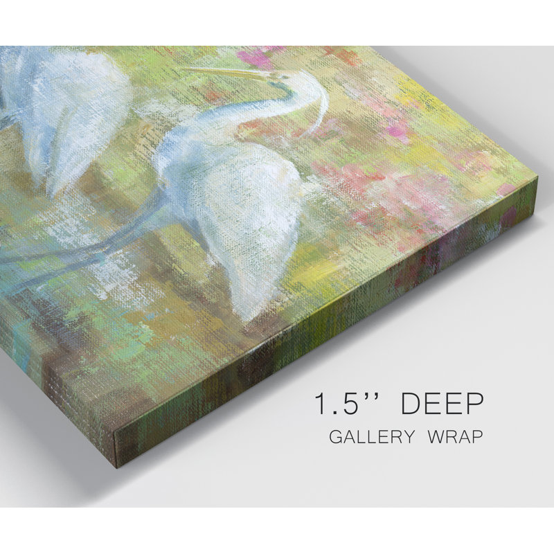 Tapisserie Egret - impression sur toile tendue, H 36 po x l 24 po x P 1 po