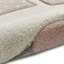 Leffel area rug Machine Woven Rectangle Pink-1252577569