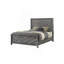 Lit de style moderne en bois gris-114228966