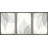 Leaves " Black White Transparent Leaf Collage " 3 - Pieces-91260163-91260164