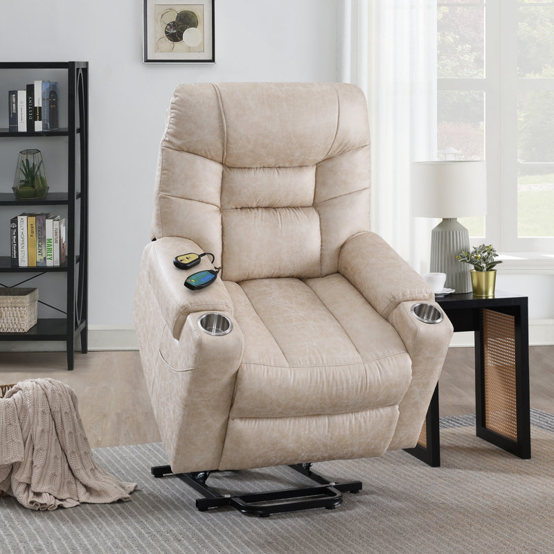 Fauteuil inclinable électrique léger avec chauffage et massage