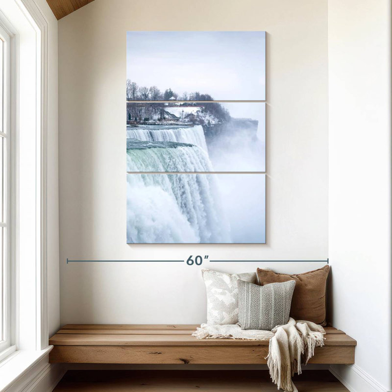 Alvord, Chutes du Niagara, hiver, H 50 po x l 32 po