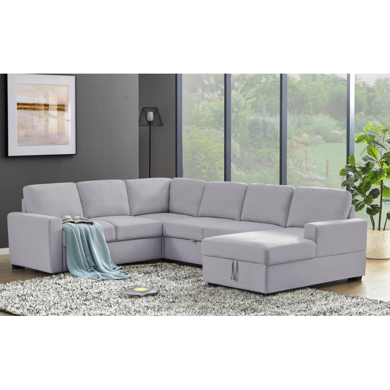 Canapé modulaire rembourré 4 pièces, canapé moderne, canapé décoratif 4 pièces, Gris