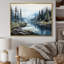 «Canada Tranquil Lake», reproduction sur toile-1984294017-1984294018
