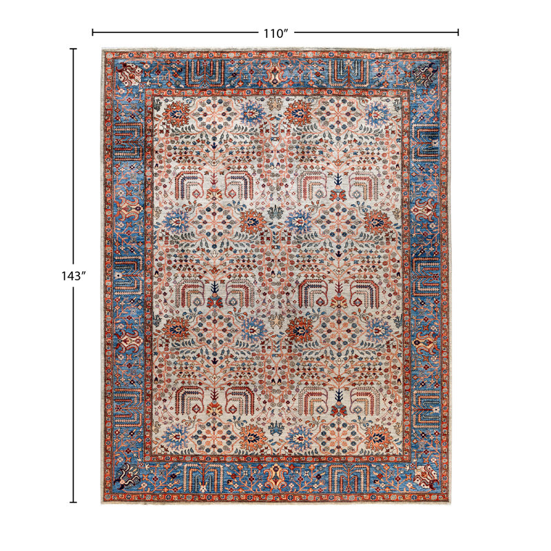 Serapi One-of-a-Kind 9' 2" X 11' 11" Hand Knotted Area Rug