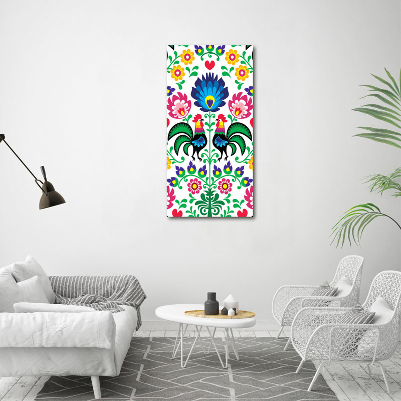 Ethnic Pattern - Wrapped Canvas Print