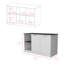 Kitchen Island Padua, Kitchen, White / Onyx-542913989-542913988