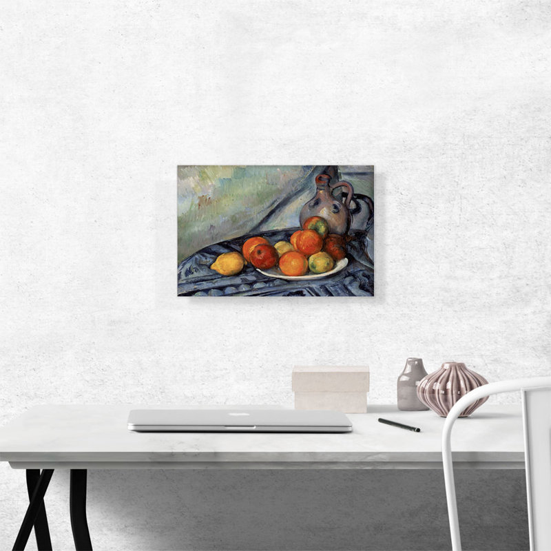 «Fruit And A Jug On A Table» - impression, H 12 po x l 18 po x P 1,5 po