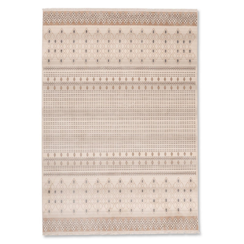 Heirloom Transitional Beige And Sand Rug, Rectangle 8' x 10'