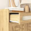 Buffet avec tablette et tiroir réglables pour le rangement du linge de lit dans le buffet de la chambre à coucher