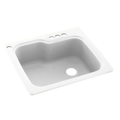 Évier de cuisine à montage double L 25 po x l 22 po