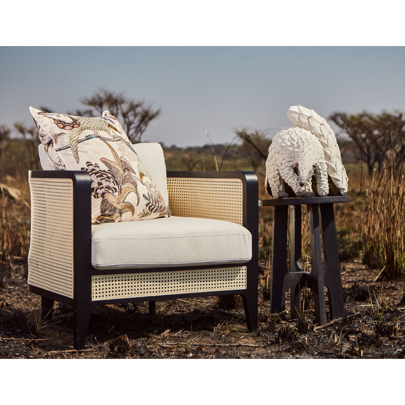 Ardmore Pillow, White, 20" x 20"