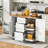 Kitchen Island With Rubber Wood Top-978768917