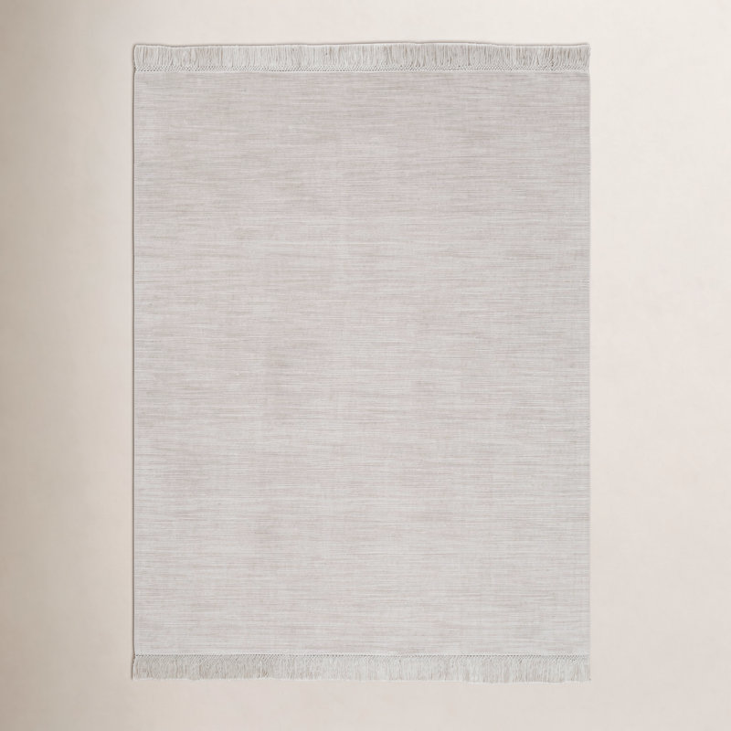 Liska Collection Hand Loomed - Solid Bisque, Rectangle 7'9" x 9'9"