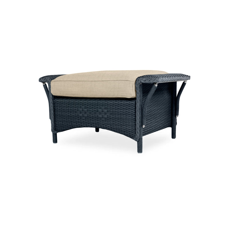 Nantucket Outdoor Ottoman, Sandberg Flax, Mink