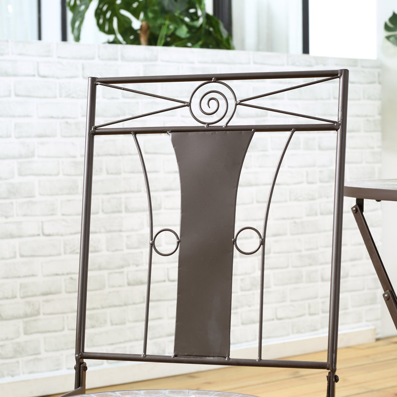 Octagonal 2 - Person 15.25'' Long Bistro Set