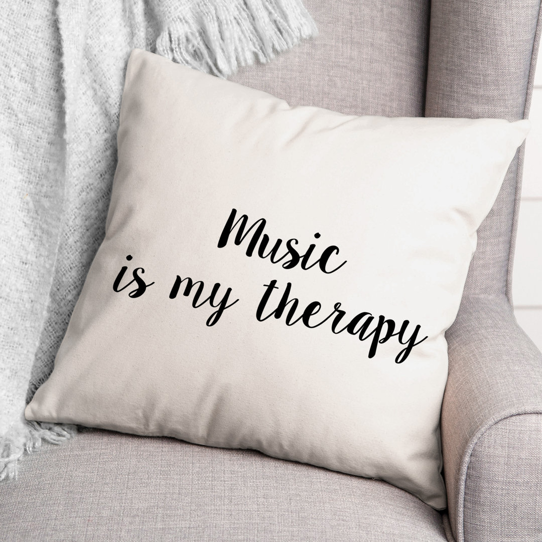 Music Is My Therapy Throw Pillow Designs Direct Creative Group 