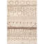 Tapis de zone en laine beige/brune 6 pi 1 po x 8 pi 10 po one-of-kind à la main noué la Grogan