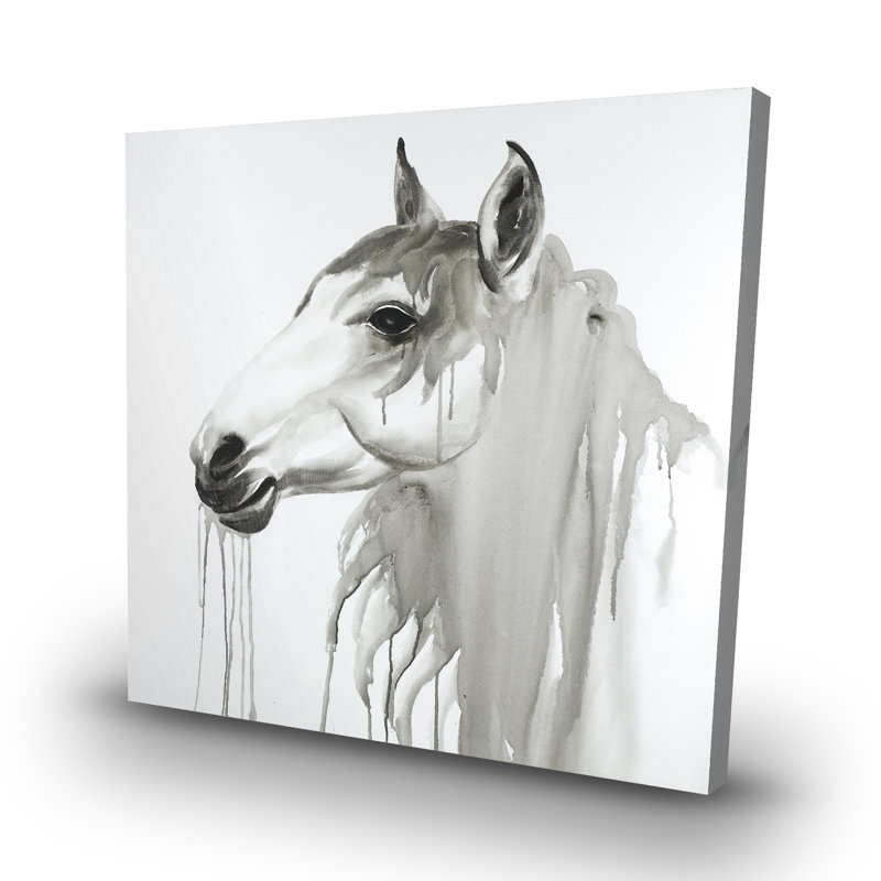 Beautiful horse - 32"x32" art on canvas