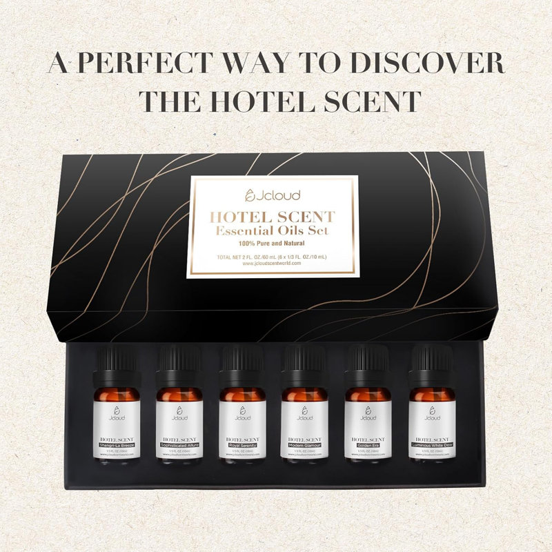 Diffuser Oils Set | Top 6 For Diffuser For Home, Pure Aromatherapy Diffuser Oil Gift Set, Home Luxury  For Diffuser - 6x10ml