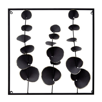 Boho Abstract Wall Decor on Metal