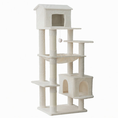 63 Inches Multi-Level Large Cat Tree