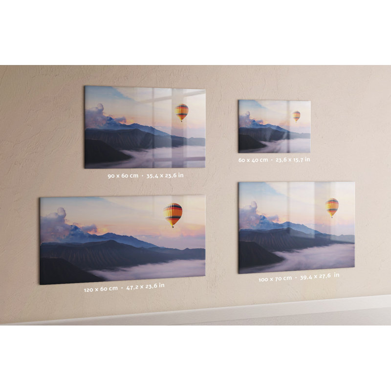 Magnetic Memo Board Whiteboard - 60 x 40 cm - Includes Marker and Magnets - A beautiful landscape