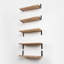 5 Piece Wood Bracket Shelf