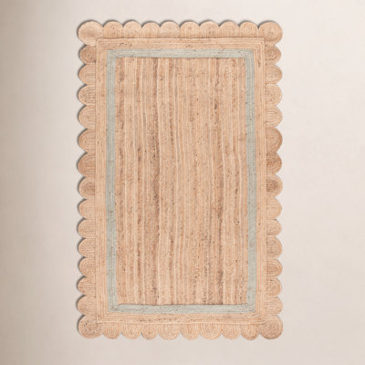 Inaki Hand-Woven Geometric Jute Rug