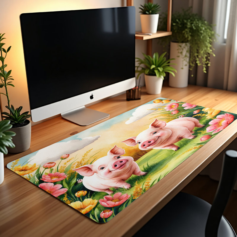 Polyester Desk Pad, 23.6x13.8