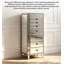 Armoire à bijoux en bois massif à 7 niveaux avec miroir Light-Luxury Style