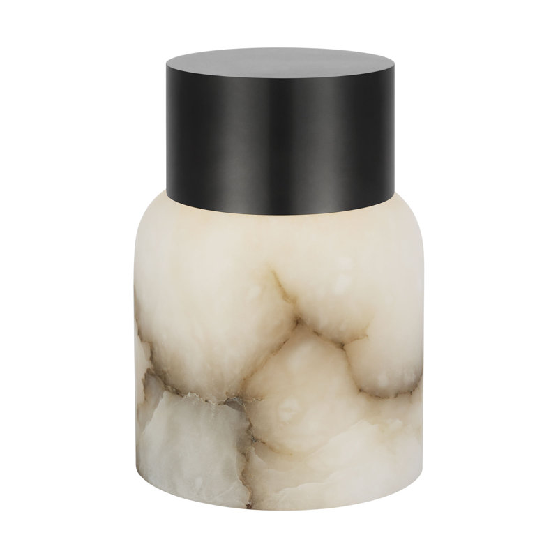 Caspe Alabaster 7 Rechargeable Table Lamp