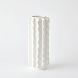 Frilled Bowl-Matte White