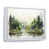 Cadre flottant blanc