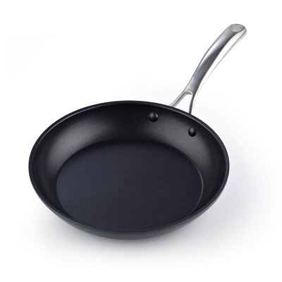 Cooks Standard Classic 10.5 Inch Hard Anodized Nonstick Frying Pan, Ceramic Non Stick Skillet, Induction Cookware Egg Omelette Pan, Oven Safe, Black & Apricot