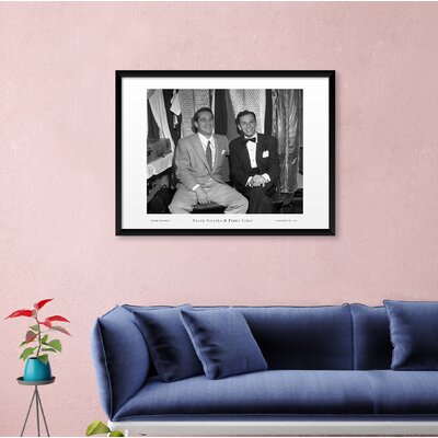 Frank Sinatra and Perry Como' Framed Photographic Print Poster -  Artography Limited, BK0005_P-2436F