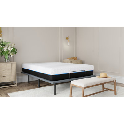 Copper Lux 14" Plush Memory Foam Mattress With Phase Change Cooling Fabric