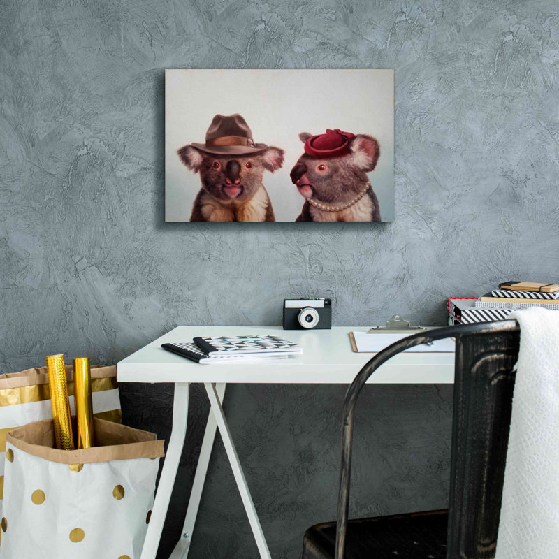 «Mates» par Lucia Heffernan, H 12 po x l 18 po x P 0,75 po