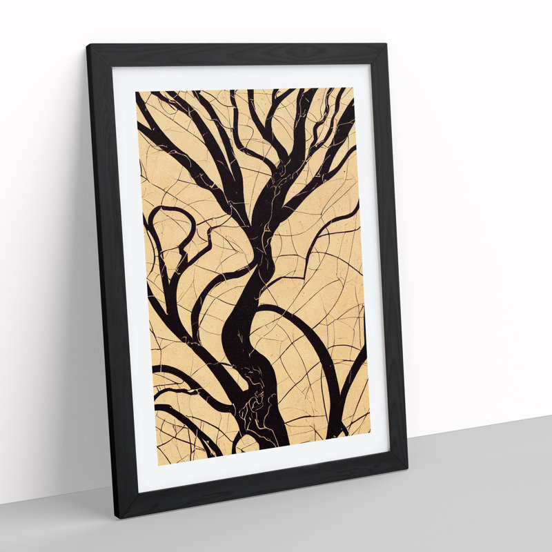 Sensational Tree - Single Picture Frame Print, 64cm H x 46cm W x 2cm D, Black Framed