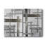 Toile tendue Terrazzo Grid I-Premium Gallery - prête à être accrochée