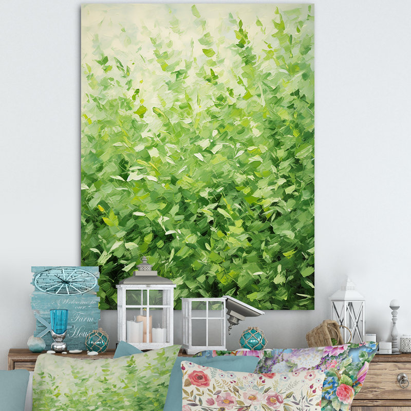 Herbes, thym, passage 2 - Art floral, H 44 po x l 34 po x P 1,5 po, Silver Picture Framed