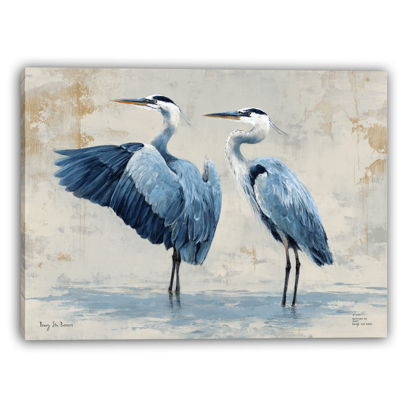«Ethereal Blue Balance», art mural sur toile tendue, H 12 po x l 16 po x P 1 po