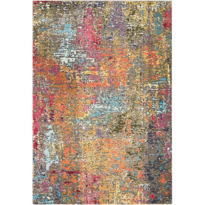 Lucrezia Abstract Area Rug, Rectangle 274cm x 366cm