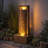 Framed Layered Rock Design Patio Water Fountain With Warm Glow Lighting-115255207