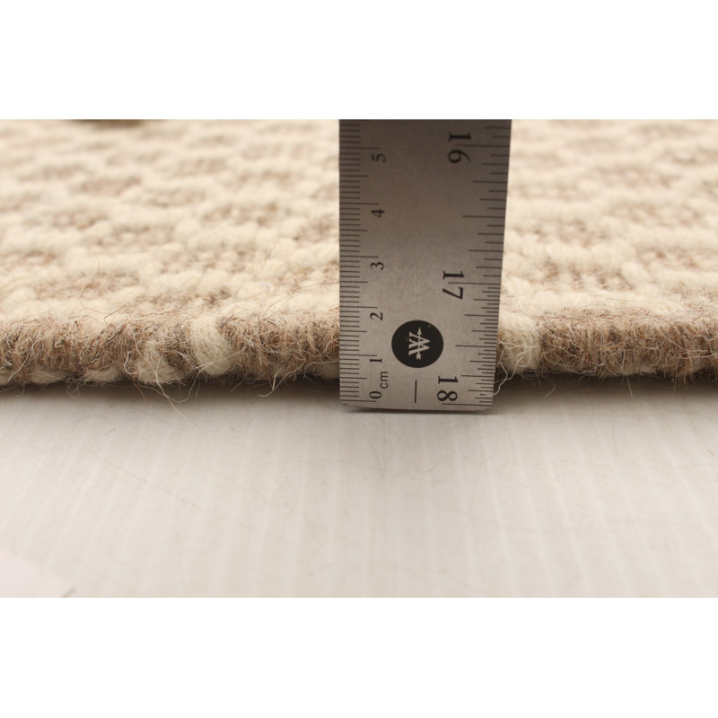 Tapis unique en laine noué à la main 4 pi 7 po x 6 pi 7 po nouvel âge Gwennie
