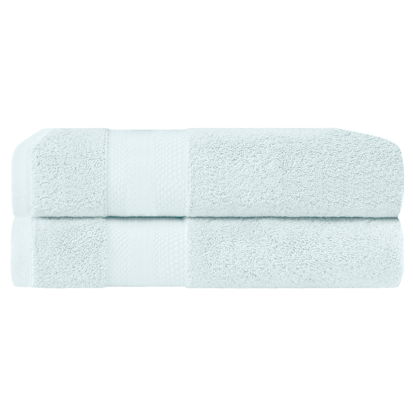 Finnian Ultra-Plush Heavyweight, 100% Turkish Towel Collection, Dusty Aqua, Bath Sheets - 2 Pack