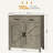 Kitchen Storage Cabinet, Modern Farmhouse Buffet Cabinet With Storage, Coffee Bar With 2 Drawers And 2 Doors, Floor Sideboard Buffet For Living Room, Dining Room, Bathroom-1894337124